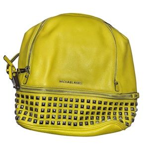 Michael Kors yellow back pack